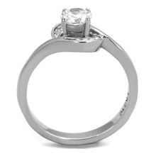 Load image into Gallery viewer, MT 6112 - Round Cut Swirl band with Round Accent Stones - Clear - April Birthstone
