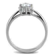 Load image into Gallery viewer, MT2712 - Crystal Flower Medium Center Stone with Four Round Stones adorning corners April Birthstone
