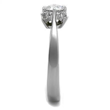 Load image into Gallery viewer, MT2712 - Crystal Flower Medium Center Stone with Four Round Stones adorning corners April Birthstone
