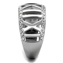 Load image into Gallery viewer, MT7522 - Designer Replica Roman Numeral Highlighted with Top and Bottom Rows of Clear Crystals
