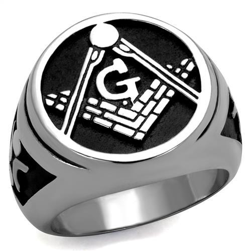 MT5132 - Classic Masonic Signet Ring Men's Stainless Steel Newest