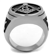 Load image into Gallery viewer, MT5132 - Classic Masonic Signet Ring Men&#39;s Stainless Steel Newest
