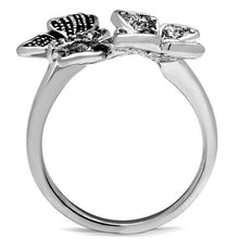 Load image into Gallery viewer, MT4782 - Butterfly White Diamond like Crystal Setting April Birthstone

