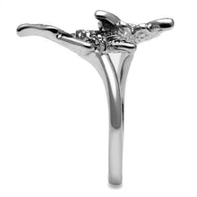 Load image into Gallery viewer, MT4782 - Butterfly White Diamond like Crystal Setting April Birthstone
