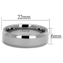 Load image into Gallery viewer, MT6192 - Stainless Steel Ring High polished (no plating) Men&#39;s Comfort Fit
