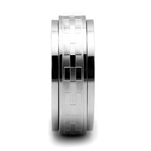 Load image into Gallery viewer, MT2492 - Stainless Steel Ring High polished (no plating) Men&#39;s - Basket weave Design
