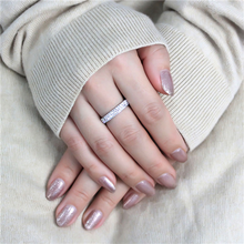 Load image into Gallery viewer, MT3353 - Crystal Eternity Band - Stackable - Most Popular - April Birthstone
