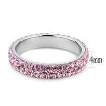 Load image into Gallery viewer, MT3453 - Crystal Eternity Band -Light  Pink - October Birthstone -  Most Popular

