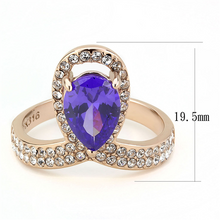 Load image into Gallery viewer, MT9853 - Amethyst Color - Gold IP Setting - February Birthstone Amethyst
