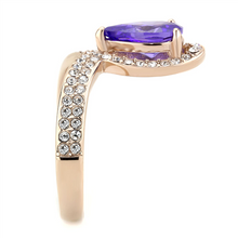 Load image into Gallery viewer, MT9853 - Amethyst Color - Gold IP Setting - February Birthstone Amethyst
