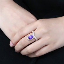 Load image into Gallery viewer, MT9853 - Amethyst Color - Gold IP Setting - February Birthstone Amethyst
