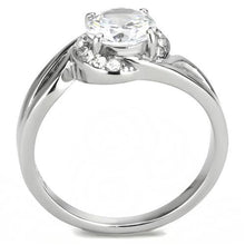 Load image into Gallery viewer, MT1073 - Solitaire Premium Crystal with Pave Moon Crystals April Birthstone Newest
