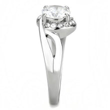 Load image into Gallery viewer, MT1073 - Solitaire Premium Crystal with Pave Moon Crystals April Birthstone Newest
