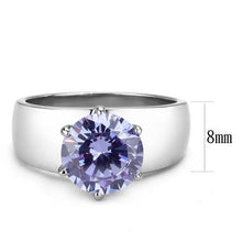 Load image into Gallery viewer, MT60025 - Tanzanite Huge Center Solitaire Newest Style December Birthstone Light Purple
