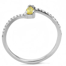 Load image into Gallery viewer, Pear Shaped Yellow Crystal  November Birthstone  Minimalistic
