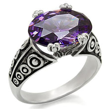 Load image into Gallery viewer, MT710 - Oval Amethyst Crystal February Birthstone Newest Designer Replica!
