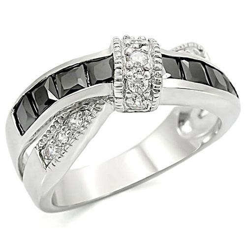 MT4941 - Black Tourmaline Crystals Designer Replica Clear Crystals