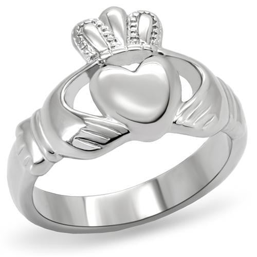 MT061 - Claddagh Stainless Steel Ring