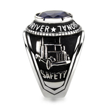 Load image into Gallery viewer, Professional Truck Driver Ring!!! Patriotic American Flag Presented Proudly on the Side
