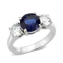 Load image into Gallery viewer, Sapphire and Clear Crystal Past Present Future Newest September Birthstone
