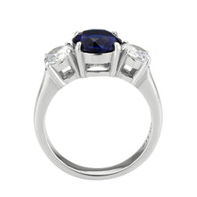 Load image into Gallery viewer, Sapphire and Clear Crystal Past Present Future Newest September Birthstone
