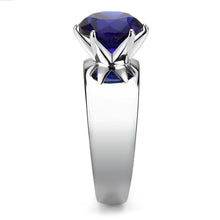 Load image into Gallery viewer, MT90025 - High Polished Stainless Steel Sapphire Crystal Newest September Birthstone
