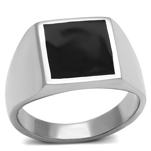 MT495 - Men's Ring Black Onyx Signet Ring Classic Newest