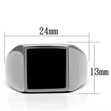 Load image into Gallery viewer, MT495 - Men&#39;s Ring Black Onyx Signet Ring Classic Newest
