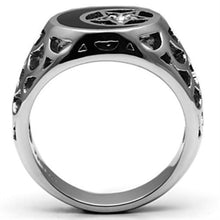 Load image into Gallery viewer, MT607 - Moon and Star Men&#39;s Ring Newest Clear Crystal
